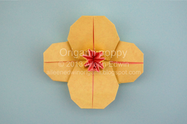 Origami Poppy