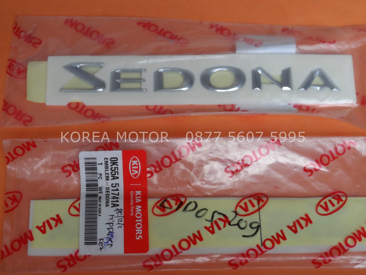 EMBLEM SEDONA OK55A 51741A ONDERDIL MOBIL KOREA