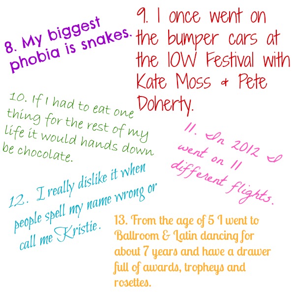 20 Facts About Me | Aloha Kirstie