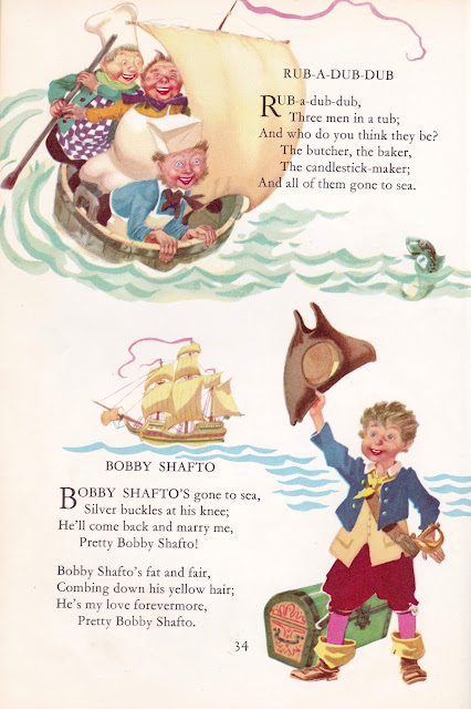 "Childrcraft: Poems of Early Childhood," edited by J. Morris Jones, illustration by Henry C. Pitz, 1954