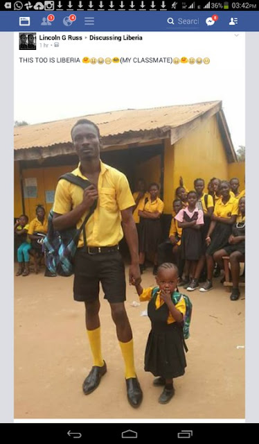 Be Inspired: Mature Student Enrols In Primary School In Liberia