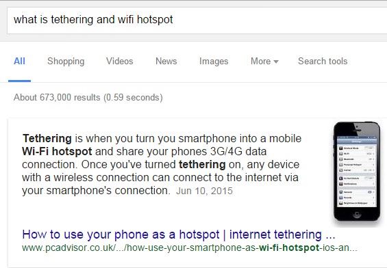 Definition of tethering