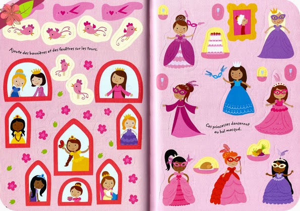 1000 autocollants Les princesses aux éditions Usborne