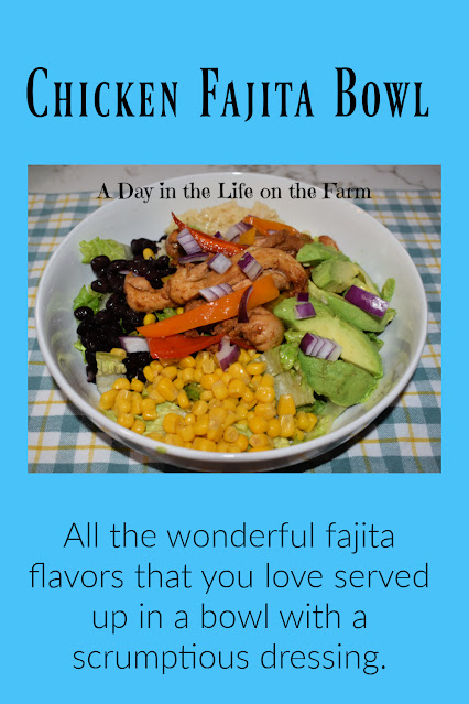 Chicken Fajita Bowl pin