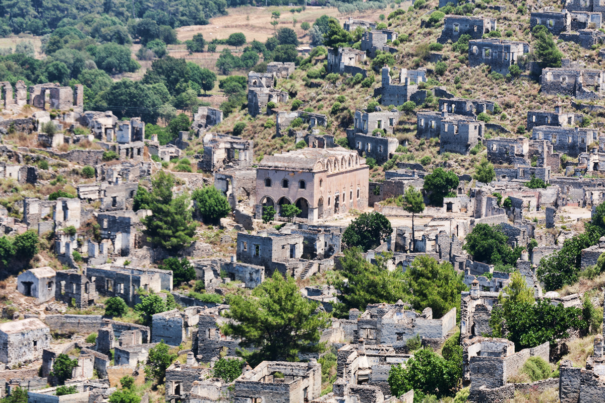 Near East: Historic Greek village in SW Turkey left to decay