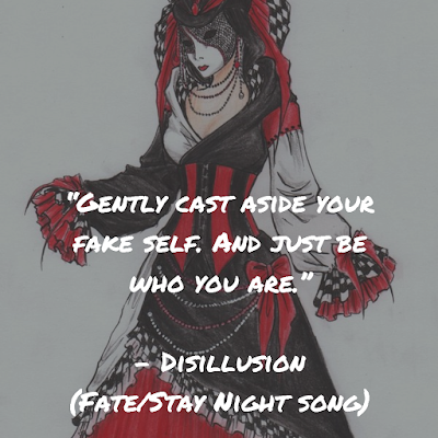 fate/stay night, anime, Sachi Tainaka, disillusion, type-moon, songs, quotes, lyrics analysis