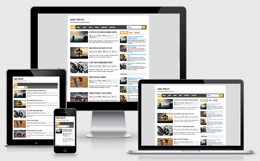 Ramai Responsive Blogger Template