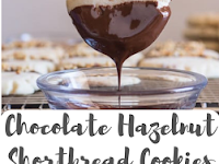 Chocolate Hazelnut Shortbread Cookies