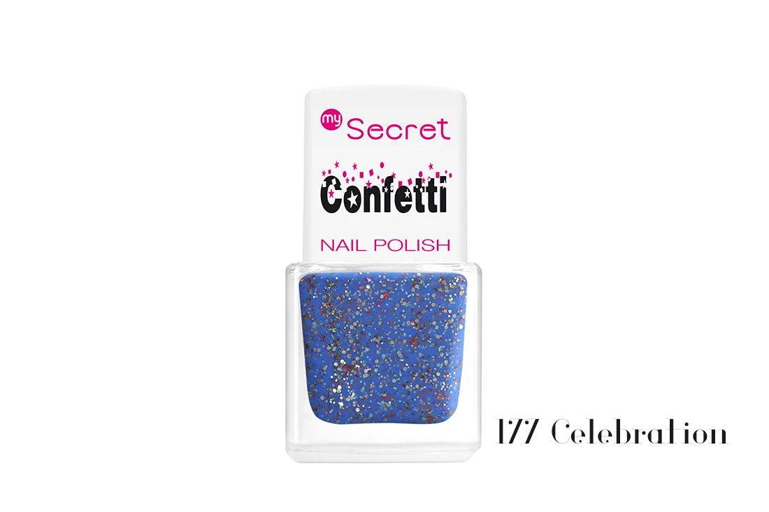 My Secret Confetti Nail Polish 177 Celebration