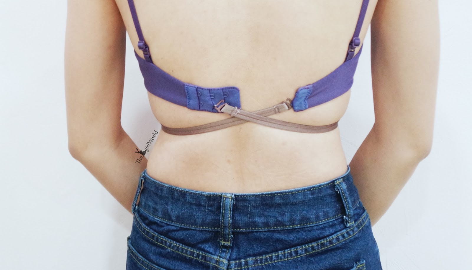 DIY bra to wear backless top/dress