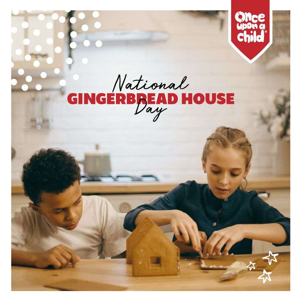 Gingerbread House Day Wishes Beautiful Image