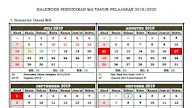 Kaldik Madrasah Jateng 2019/2020 (Excel, PDF)
