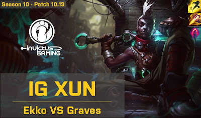 IG XUN Ekko JG vs SN SofM Graves - KR 10.13