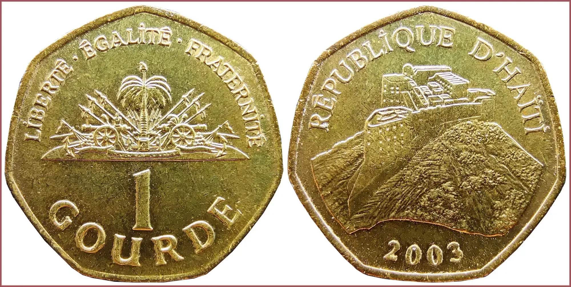 1 gourde, 2003: Republic of Haiti