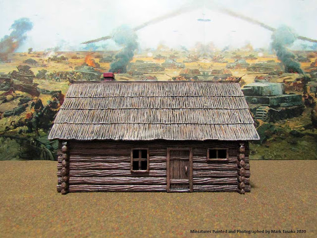 1/72 Italeri Country House with Porch & Pegasus Hobbies Russian Log Houses