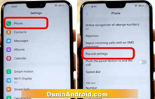  melaksanakan perekaman percakapan dikala panggilan telepon berlangsung sanggup gampang dilakukan d Tips Merekam percakapan Telepon pada HP VIVO V9