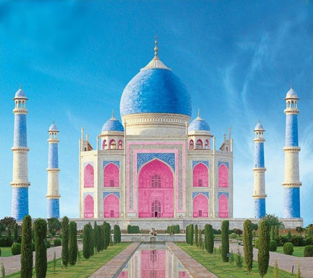 India's iconic Taj Mahal  2023