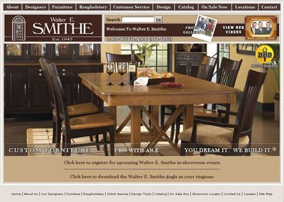 Store Furniture on Walter E Smithe Chicago Furniture Stores