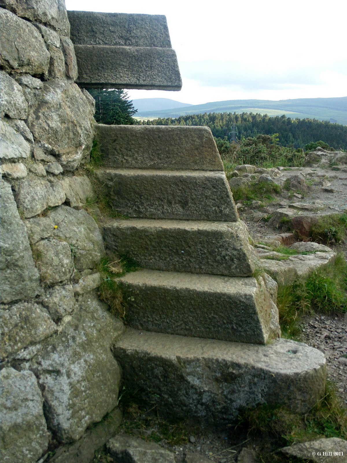 Ireland In Ruins Ballycorus Chimney  Co Dublin 