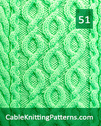 Cable Knitting Pattern 51