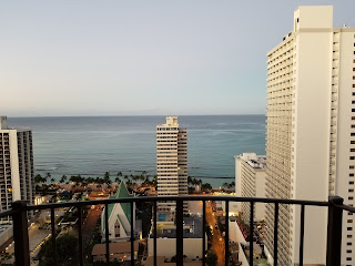 View from the Hilton Waikiki Beach Hotel