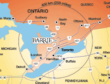 Destination: Barrie, Ontario