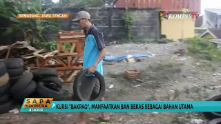 Buatan kursi bakpao berawal saat Joko Prasetyo melihat tumpukan ban yang berada di dekat rumahnya. Namun untuk membedakan dengan pengrajin lainnya, dirinya memilih warna yang kontras dan cerah supaya terlihat menarik.