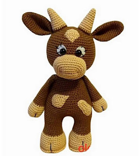 PATRON GRATIS TORO AMIGURUMI 67400