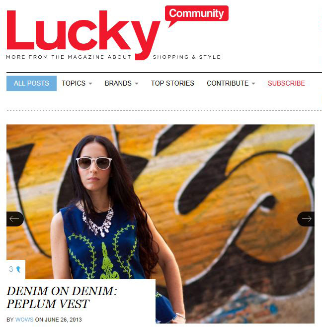 Lucky Magazine Community - Best look