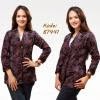 model baju batik kantor lengan panjang