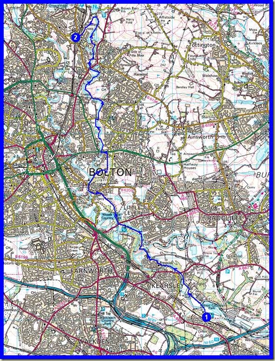 Our route - 16km, 200+ metres ascent, 4.5 hours