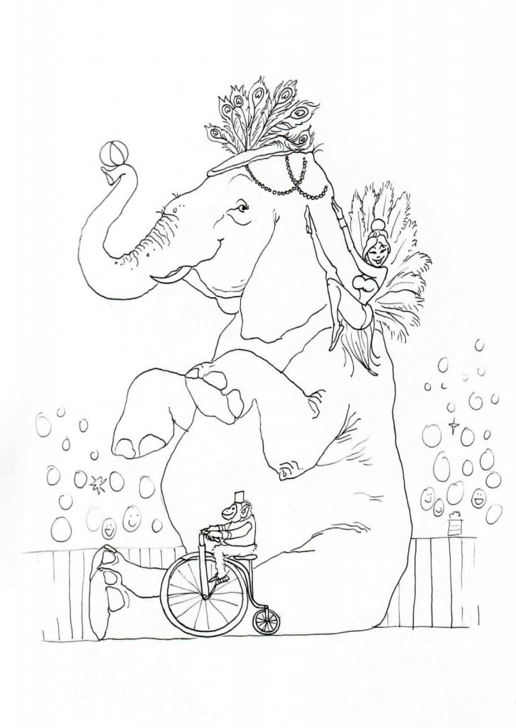 Printable Circus Carnival Coloring Pages