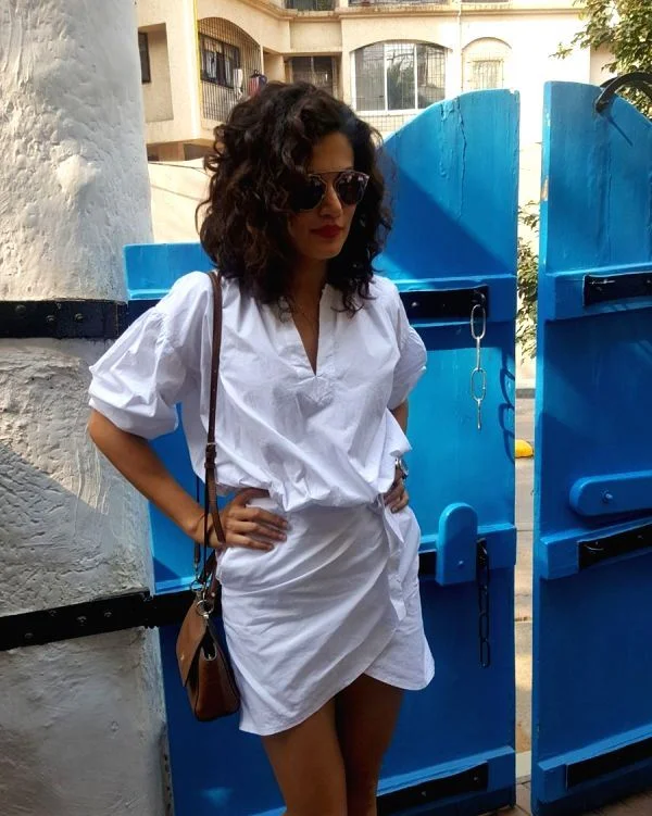 Hindi Actress Taapsee Pannu Hot Photos In White Top