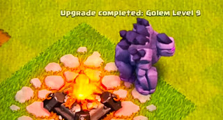 New Level 9 Golem looks clash of clans, new update golem, golem new level, golem coc,level 9 golem