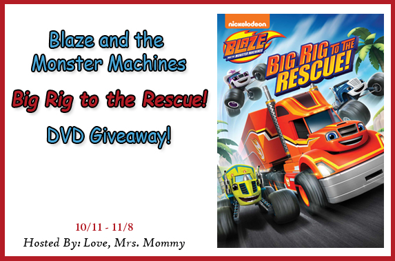 Blaze and the monster machines, big rig to the rescue DVD