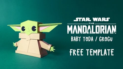 Star Wars: Baby Yoda Papercraft Toys by Hanz