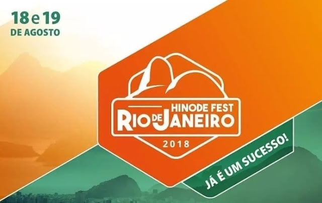 Hinode Fest Rio de Janeiro no dia 18 e 19 de Agosto de 2018