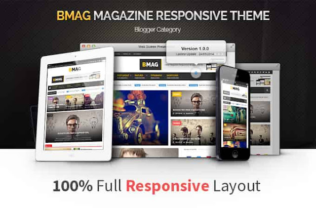 BMAG Premium template blogger gratis