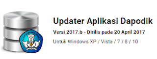 Rilis Aplikasi Dapodik 2017.b