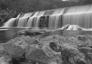 Bloede Dam on the Patapsco River in Maryland de Ansel Adams
