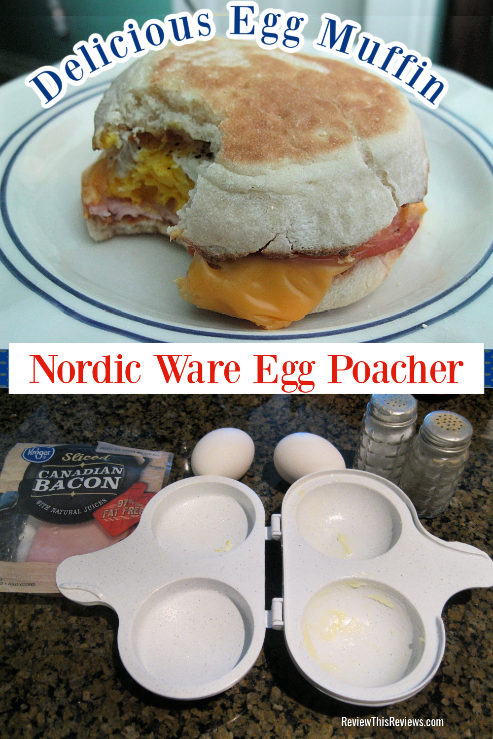 Microwave Egg Poacher Makes Perfect Eggs for Egg Muffins