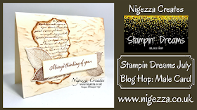 Nigezza Creates with Stampin' Up! Rooted In Nature, Very Versailles & Old World Paper Embossing Folder