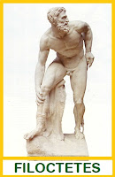 Filoctetes, héroe de la mitología griega