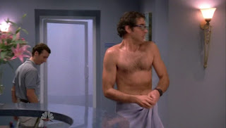 Zachary Levi Shirtless on Chuck s3e11