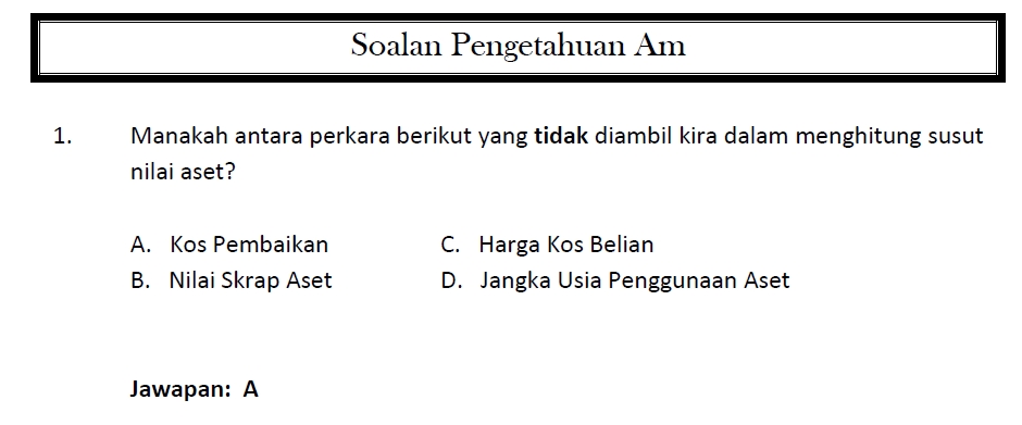 Contoh Soalan Ujian Psikometrik N29 - Soalan c