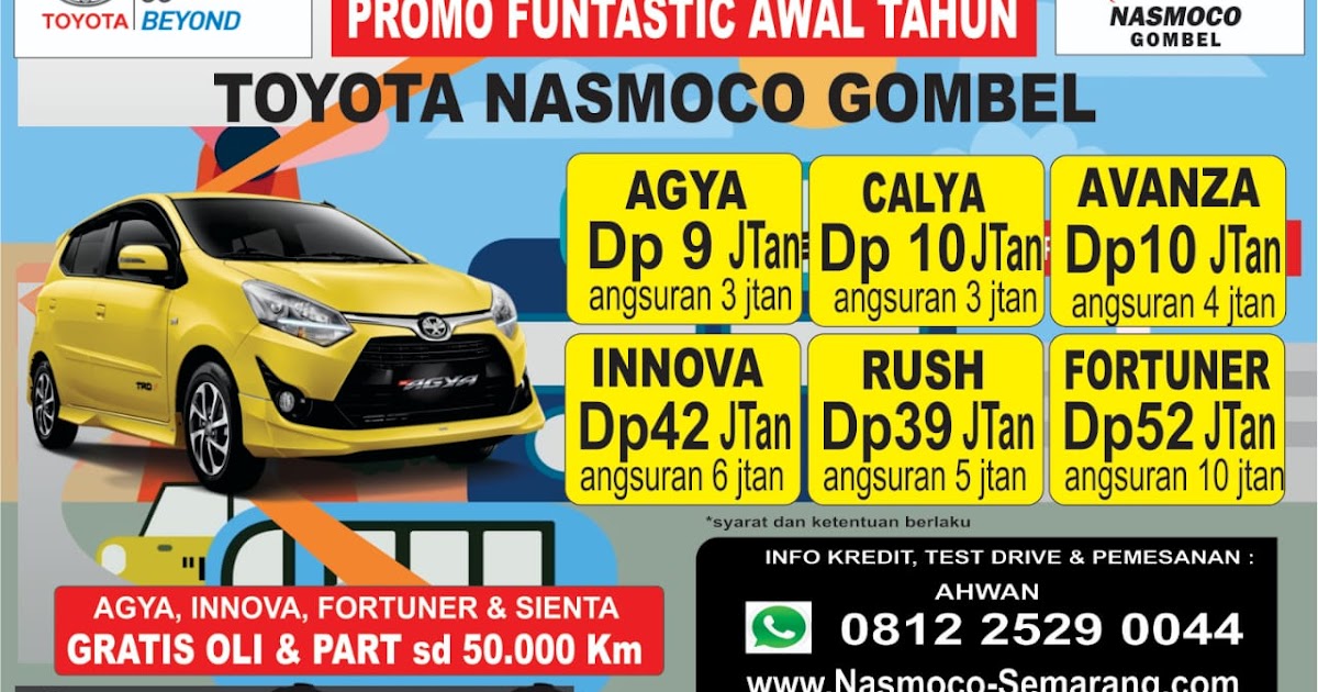 Promo Awal Tahun Toyota Nasmoco Gombel Semarang | NASMOCO TOYOTA GOMBEL