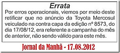 JM-errata da Toyota
