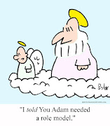 Adam cartoon. Daily religion cartoon: (adamneededarolemodelcolcp)