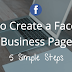 Create New Facebook Page | How to create a Facebook Business Page - FB Fan Page Sign Up