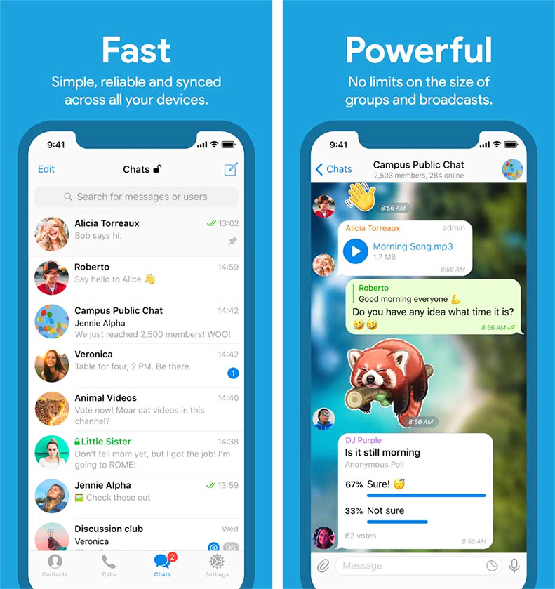 Tải Telegram Messenger cho điện thoại iPhone, iPad miễn phí a1